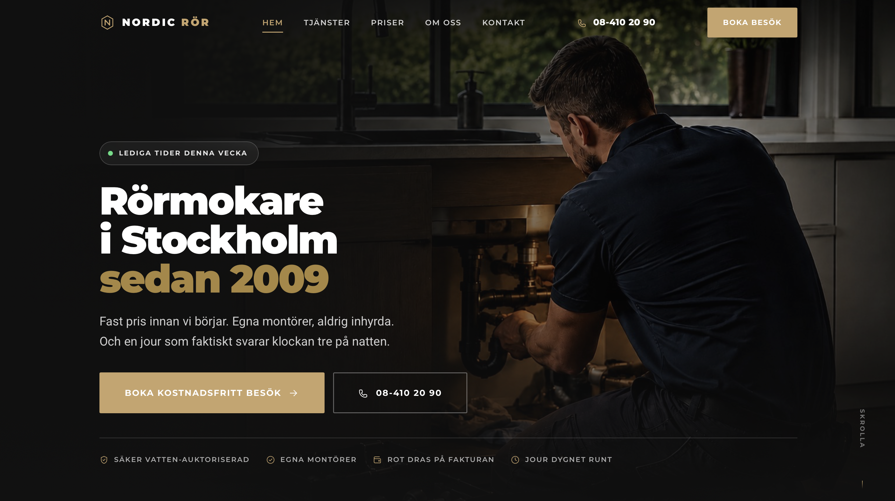 Nordic Rör website built by Kaira Agency