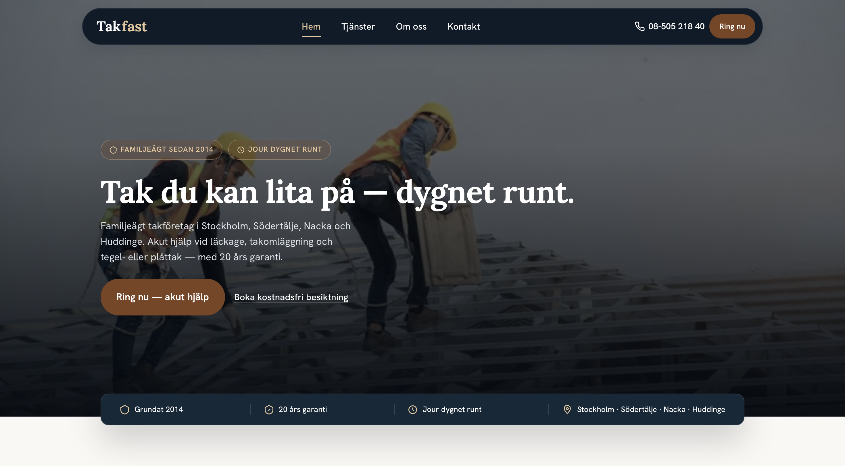 Tak Fast website built by Kaira Agency